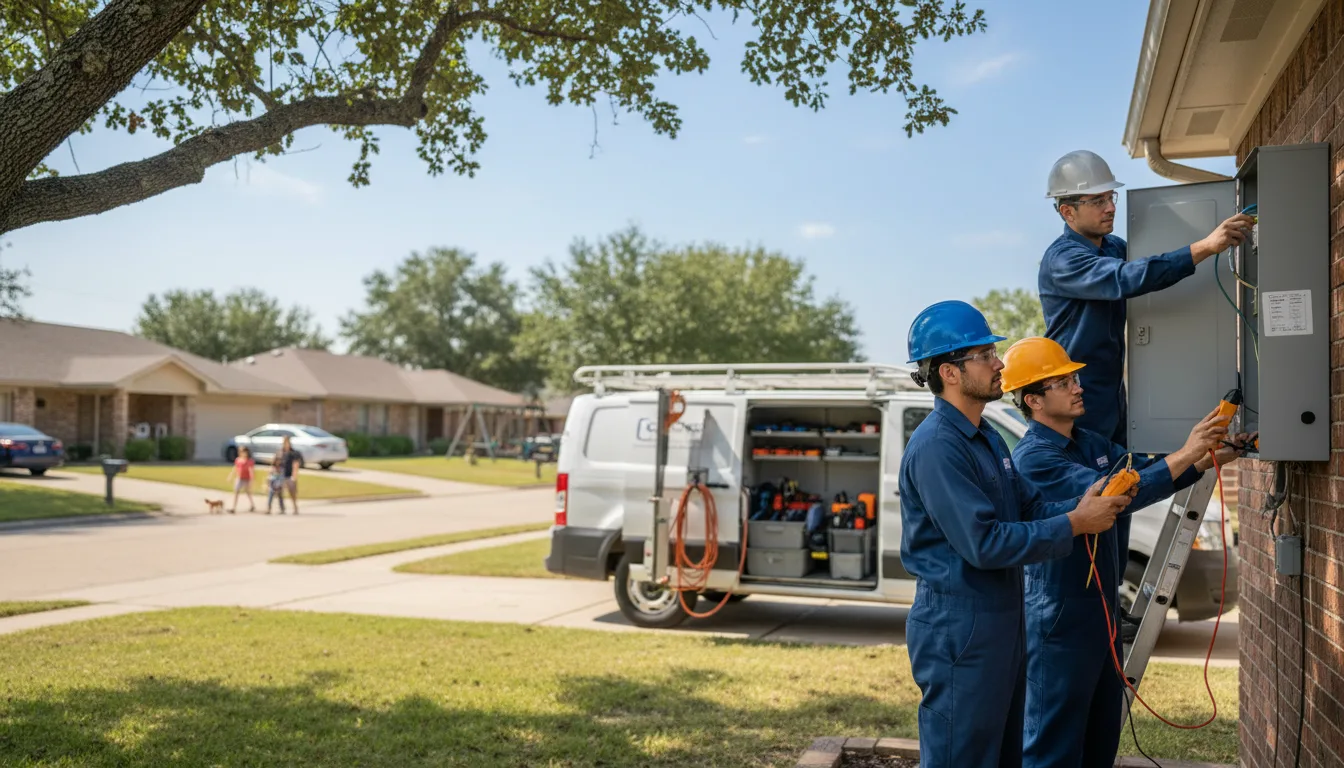Certified electrician providing emergency electrical services in Hilltown, PA